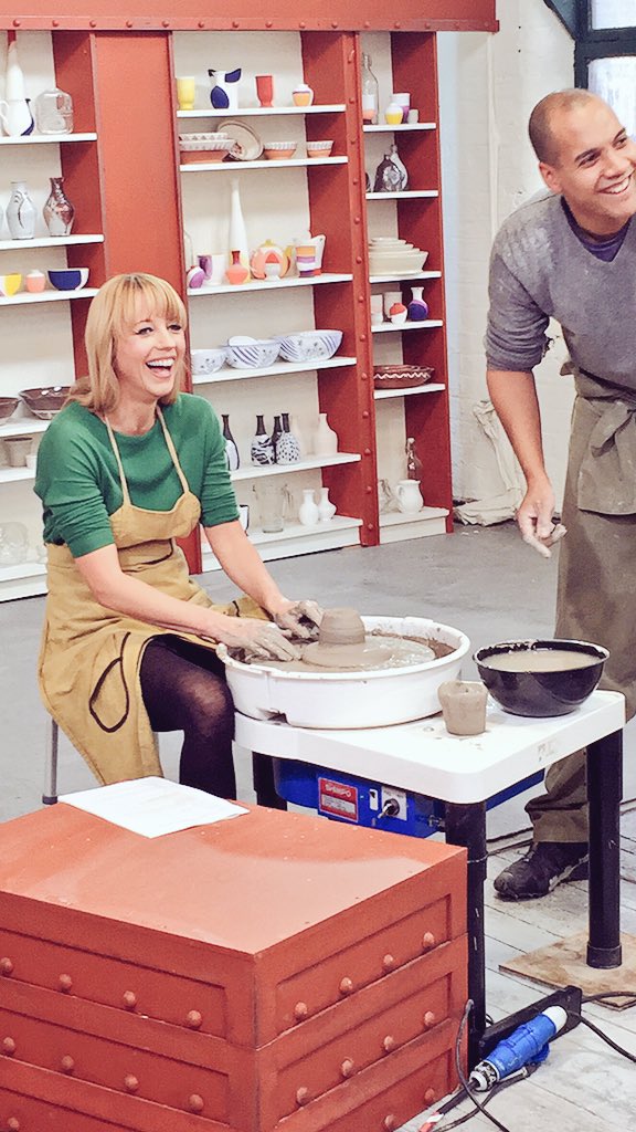 So happy! <a href="/GreatPottery/">Pottery Throw Down</a> is coming back for a 2nd series. <a href="/KateMaloneTweet/">Kate Malone</a> @KBJWhitstable WE'RE SO EXCITED ⚱🏺#pottery