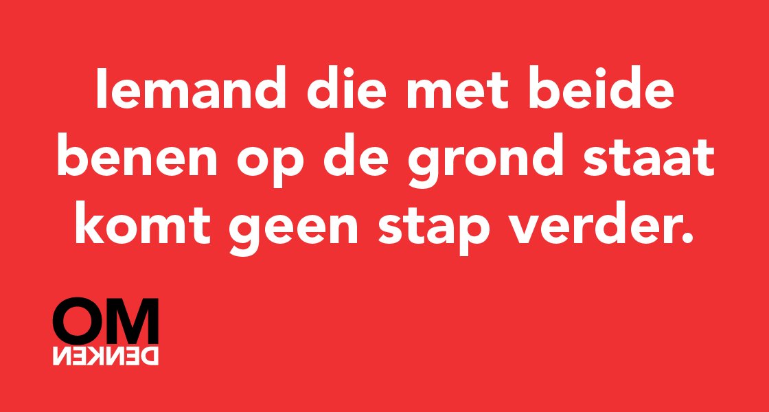 Omdenken's tweet image. Niets mis met af en toe een beetje zweven.