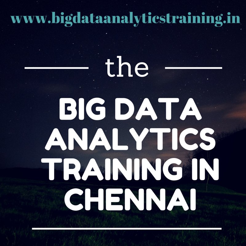 unishaguptha's tweet photo. #Bigdata R #Analytics #Hadoop #training in #Chennai https://t.co/vl7WegBC7A March 12, 2016 https://t.co/MRthfdTsPv
