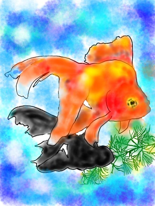 金魚のtwitterイラスト検索結果 古い順