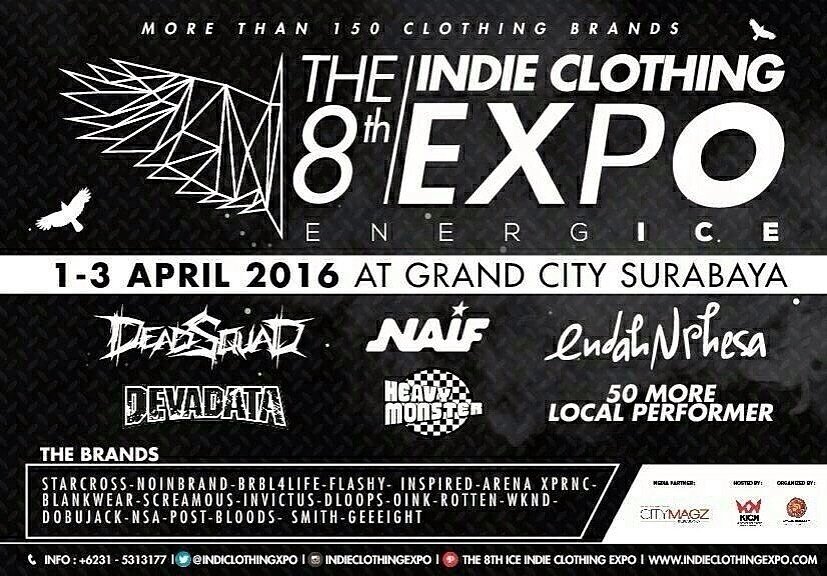 #joklaliyorek tgl 1-3 April 2016 nang Grand City onok <a href="/DEADSQUAD_Band/">DeadSquad Official</a> <a href="/Naifband/">NAIF</a> <a href="/endahNrhesa/">Endah N Rhesa | endahnrhesa.tez</a> teko yo #the8thice