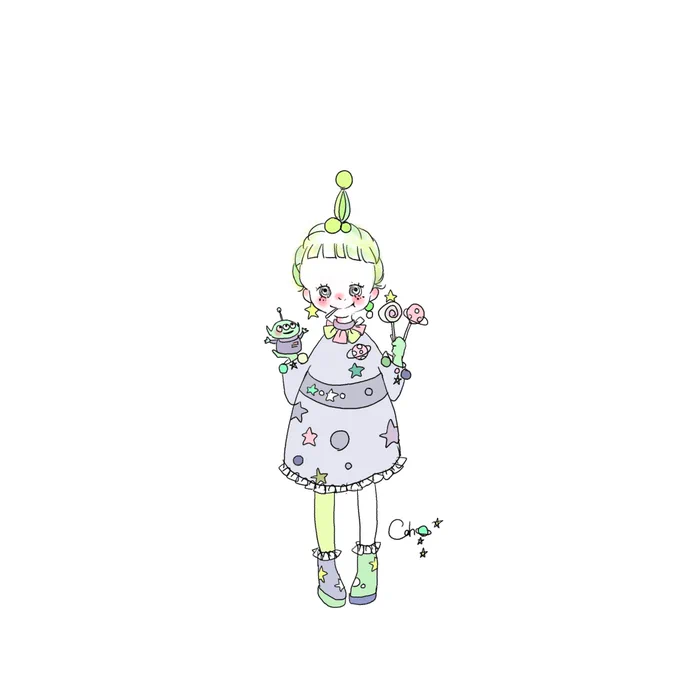 すごく楽しいので
わたし風ディズニーキャラたち②!
わかるかな～～?✨? 