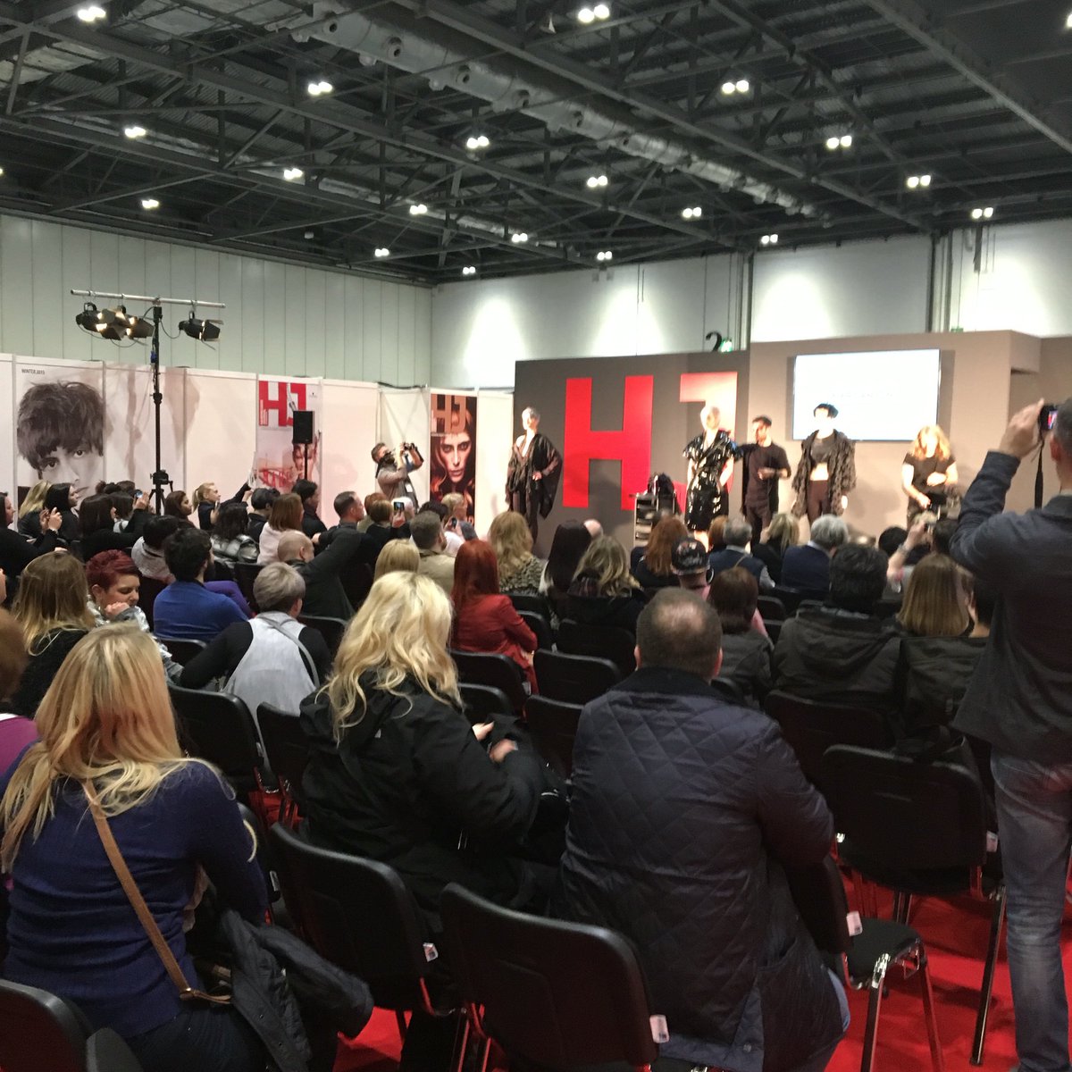hji's tweet photo. There's not many seats left at the HJStage and in not surprised - @marcantonihair is inspirational!! #salonlondon https://t.co/WV8J26cHzA