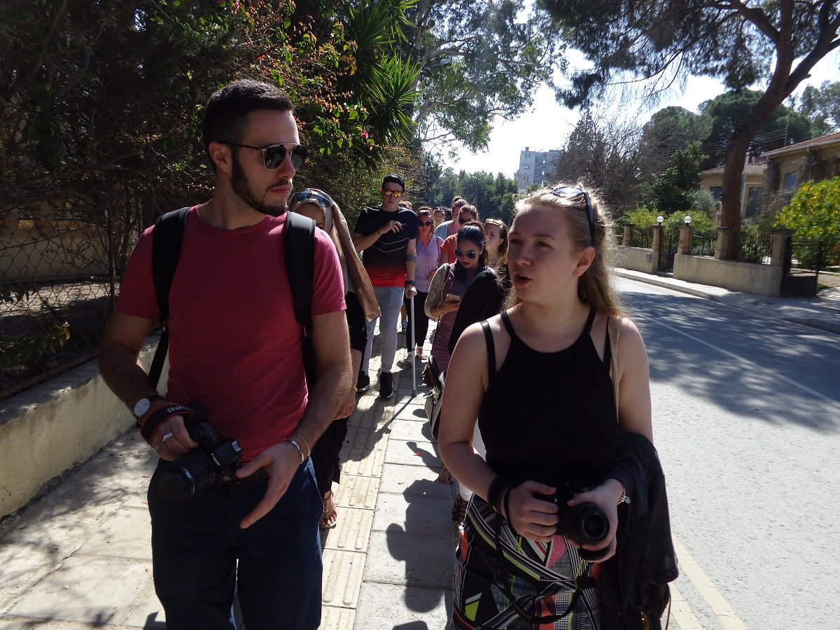 DavidJarratt1's tweet photo. The buffer zone of #Nicosia last Friday with our 1st yr #TourismUCLan group. @dark_tourism @DarmonRichter #CyprusTM https://t.co/Z8gyW08jZQ