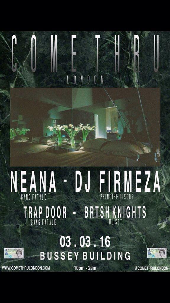 Peckham Thursday 

<a href="/Trap__Door/">🚪18+</a>
<a href="/TTNeana/">Fantasy Pulse</a> 
 <a href="/DjFirmeza/">𝑿𝑹𝑷 𝗡𝗼𝘁𝗶𝗳𝗶𝗰𝗮𝘁𝗶𝗼𝗻</a>
@BRTSHKNIGHTS 
<a href="/Busseybuilding/">Bussey Building</a> <a href="/Comethrulondon/">Come Thru London</a>