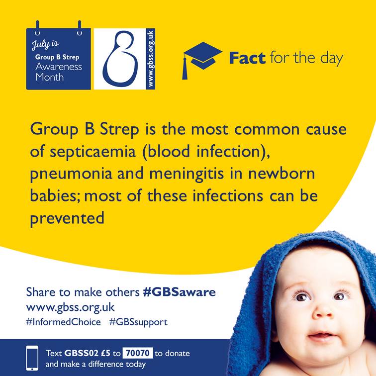 GBSSupport's tweet image. Group B Strep = most common cause of life threatening infection in newborn babies: gbss.org.uk/who-we-are/abo…