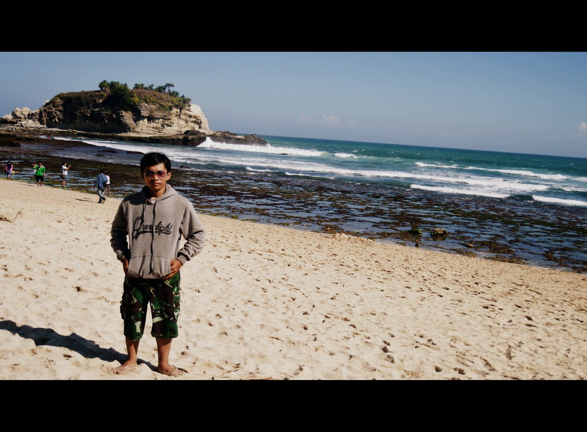 The journey to reach this point along a steep road and challenging  #KlayarBeach