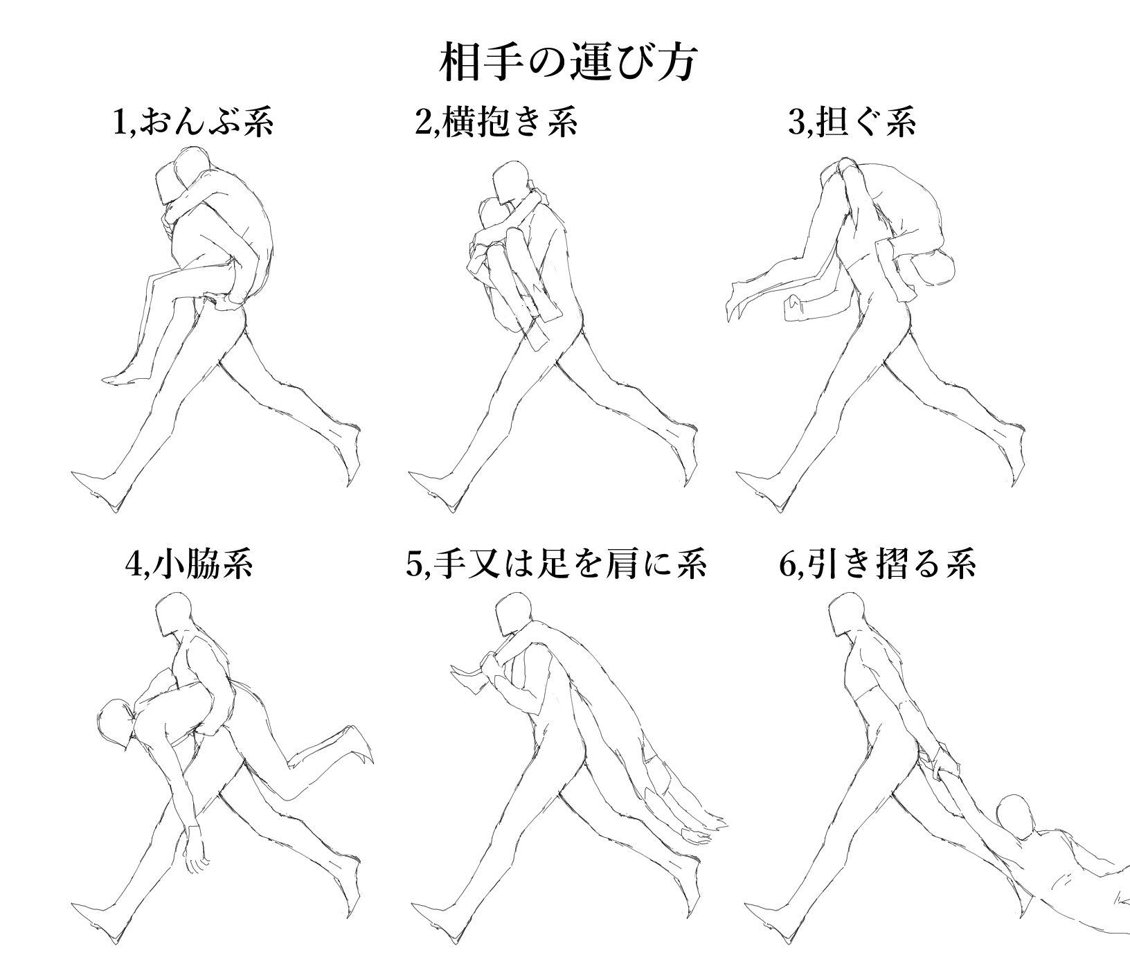 悪化 好きなcpやコンビが相手を運ぶとしたらどう運ぶか考えてみてほしいです 相手をどう扱ってるかがわかって可愛いです もっとたくさん種類あると思いますが 私の中で代表的なのだけ描いたので参考にどうぞ T Co 5mqhsutrtc