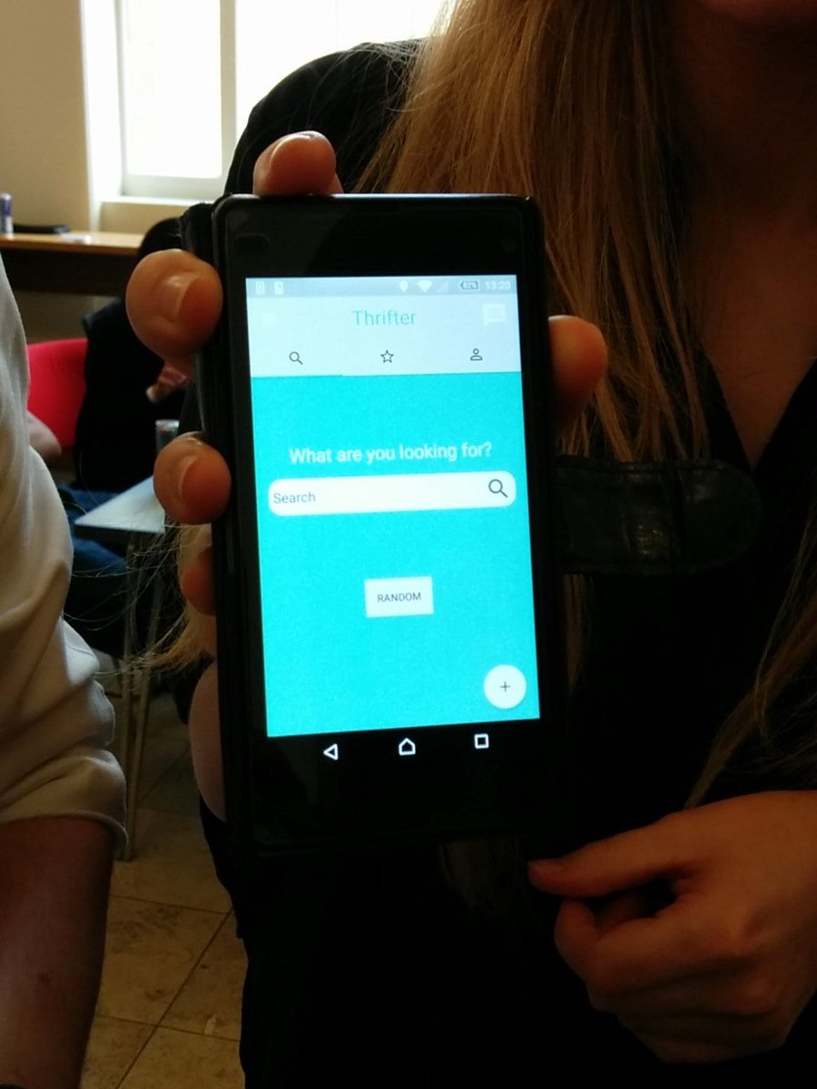 MLHacks's tweet image. Thrifter, an interesting way to sell items using a swiped based system! #machinelearning #hacklondon @hacklondonuk