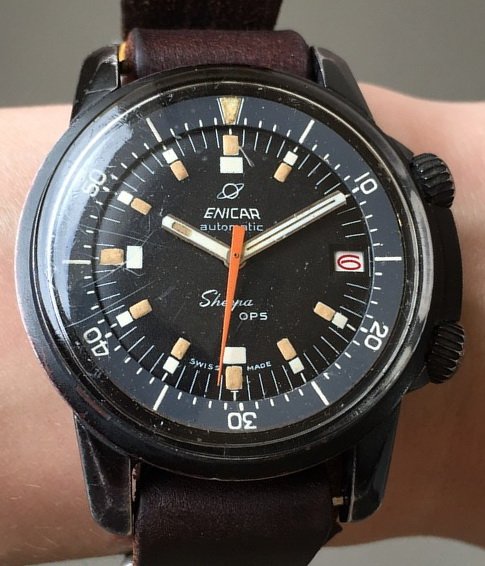 onthedash's tweet photo. Here are a couple of good looking Enicar dive watches, listed for sale on ChronoTrader

https://t.co/3LoUJMCovn https://t.co/Jfq2UJf7mC
