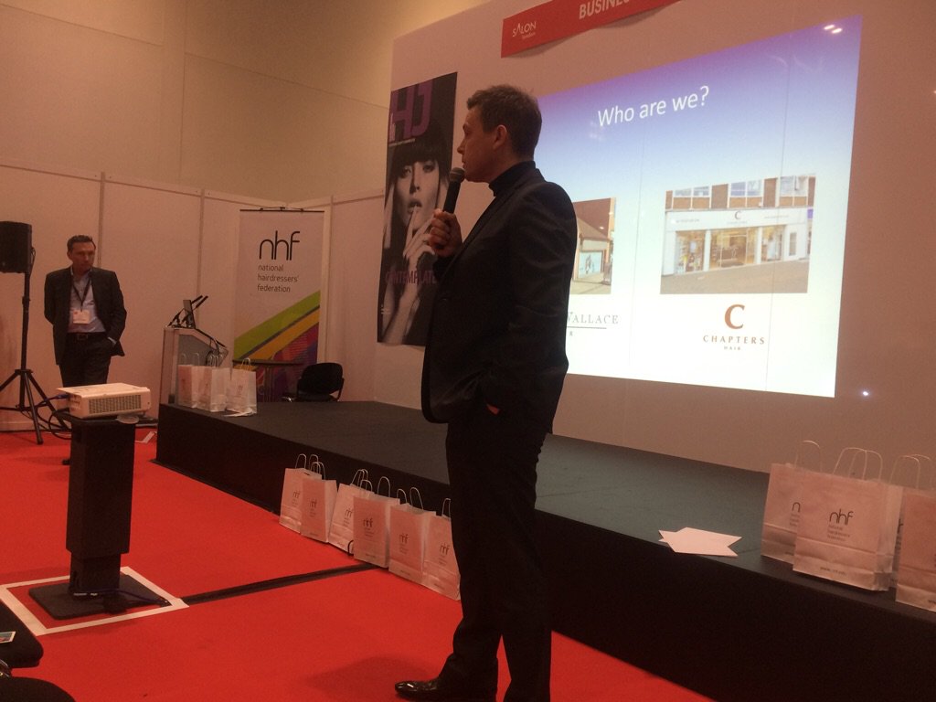 hji's tweet photo. Chris and Richard of @WWEducation say you have 3 years to get ahead of the game with your pricing #salonlondon2016 https://t.co/xev1zzjwmD