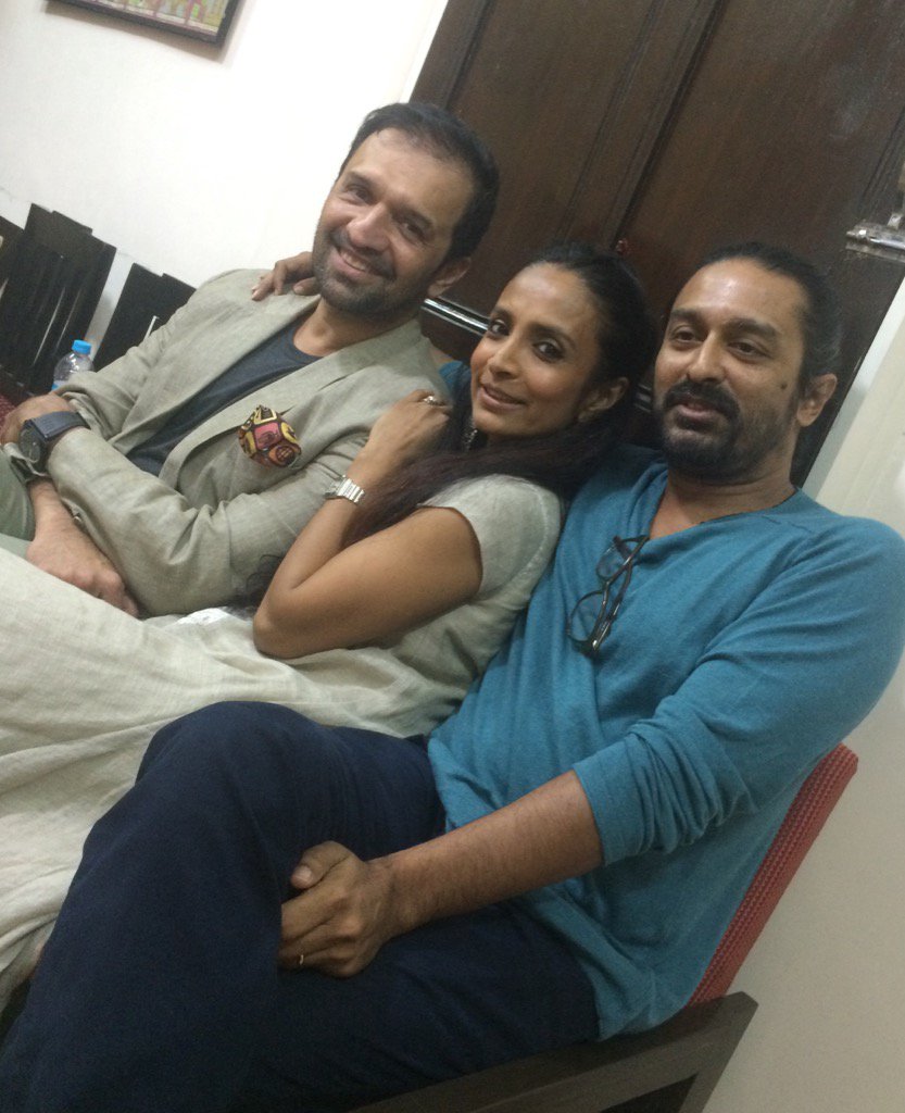 suchitrapillai's tweet photo. With @atulkasbekar and @RajaMenon @Istoria2016 ready to be on the panel for their #filmicocktail https://t.co/lAgbOHwEdx