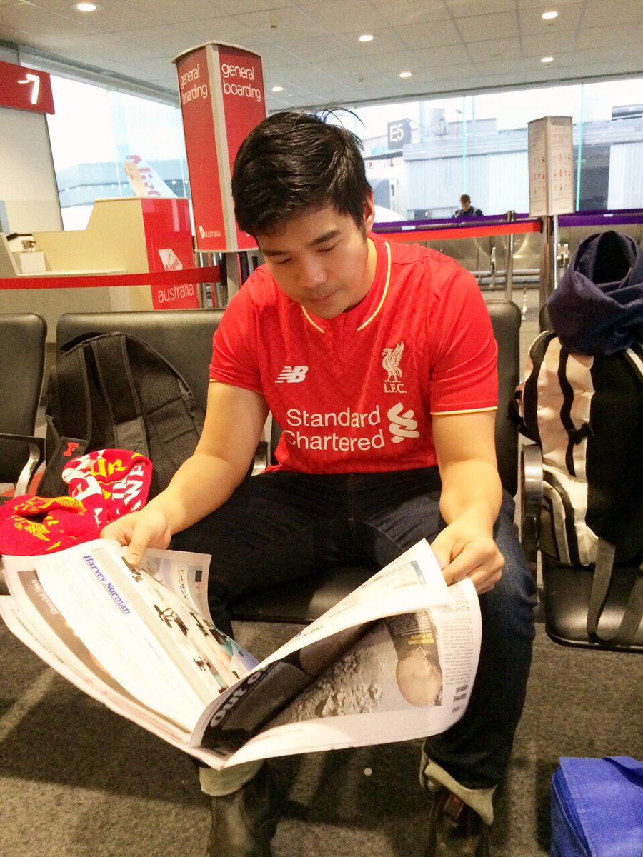 JayDjung's tweet photo. Let's go Liverpool! Good luck! #RedsAtWembley #ynwa #lfc https://t.co/SL3CeQ3qo7