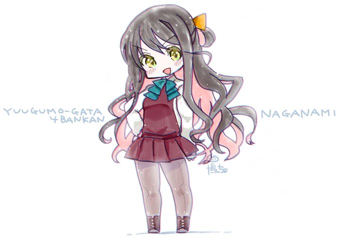 絵チャにおじゃまして長波ちゃん描きました～
エフェクトはsaiでつけますた。 