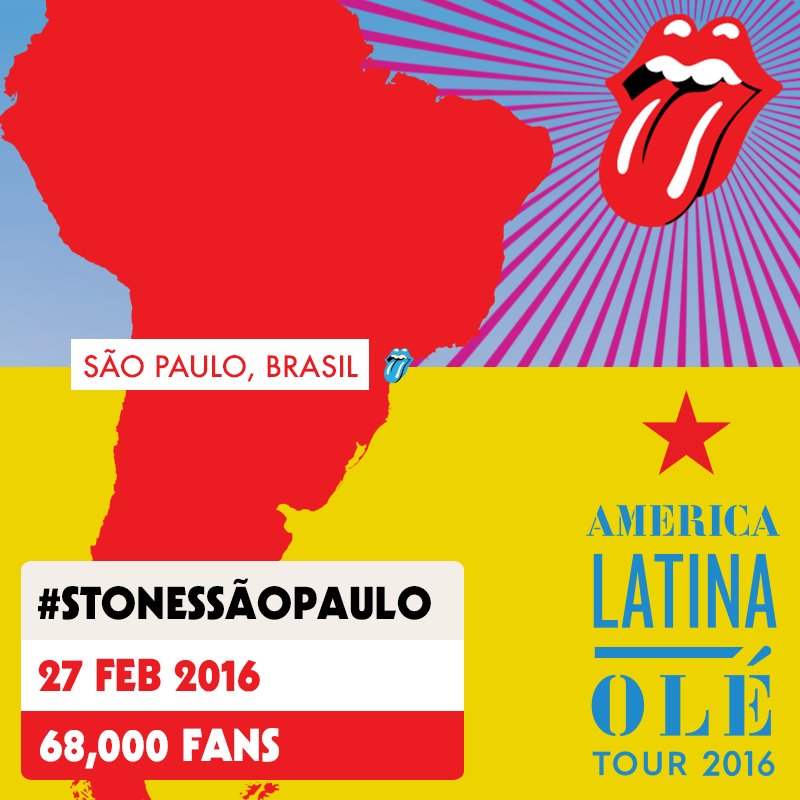 The Rolling Stones - #StonesSãoPaulo setlist!