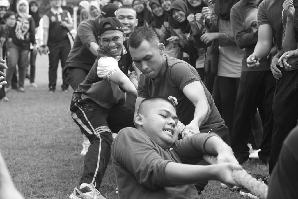 Idho_Muhammad's tweet image. lomba tarik tambang dies natalis 23 stpn &amp;amp; ultah asrama taruna bhumi 19 👊