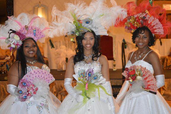 wehs_cheer's tweet photo. Our beautiful debs on Friday night!  Congrats Marquise, Alanna, and Sydney! https://t.co/UGBBcuoxC2