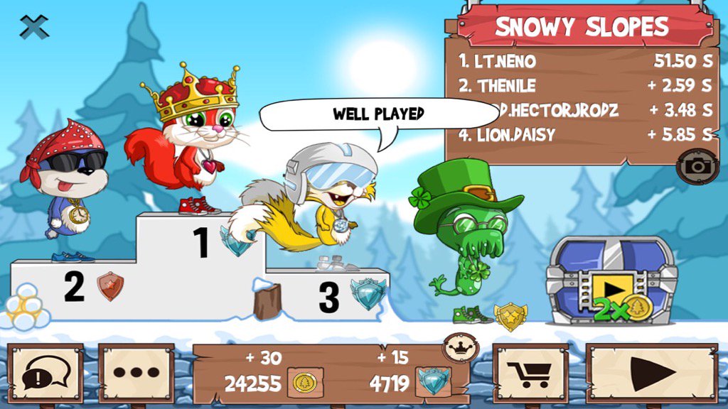 neno987x's tweet photo. I just beat a golden fox! #funrun2 #TheNile #HectorJRodz #Daisy https://t.co/jTZ1v8mtZK