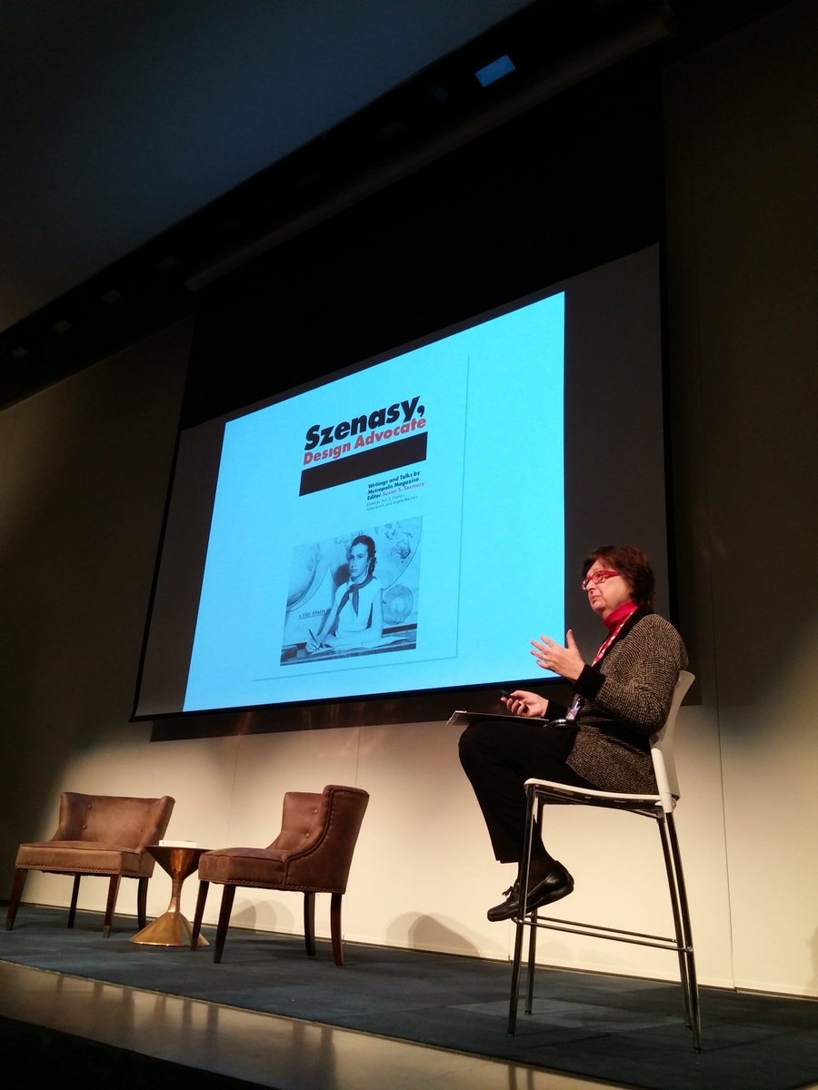 michael_bent's tweet photo. Susan Szenasy @szenasy tried and true #badass #asidlaunch #ASIDStudents #designmatters https://t.co/0cjX2vKqTj