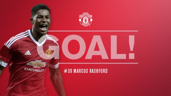ManUtd_ID's tweet photo. 29' - GOOOLL! Rashford! #mufc 1-0 Arsenal. https://t.co/44weyZViOp