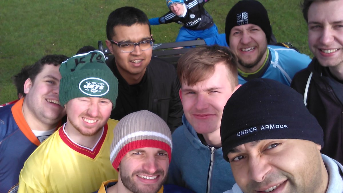 Great session today - fancy doing something cool? Get in touch and try #FlagFootball with us! #DarkHorses #Selfie