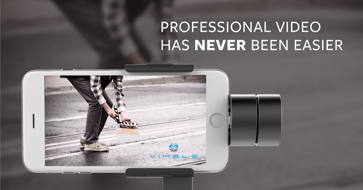 VimbleOfficial's tweet photo. Vimble is coming on March 3rd! Be your life's director with the world's first smart #iphone gimbal #iphonefilms https://t.co/BGSR5anb8F
