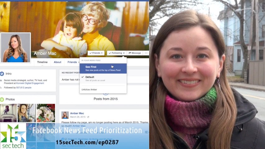 commandn's tweet image. Great #Facebook #techTip to prioritize who you see in your news feed 15sectech.com/ep0287 @larakillian #15secTech