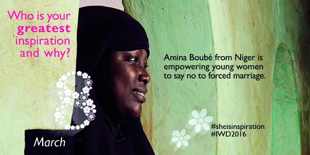 We envision a world where women live in societies free from violence &amp; discrimination #sheisinspiration #IWD2016