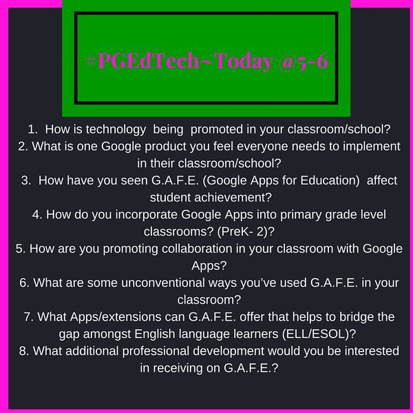 MusicalNanci's tweet image. Don&apos;t forget to join us!  See you at 5 today!  #PGEdTech