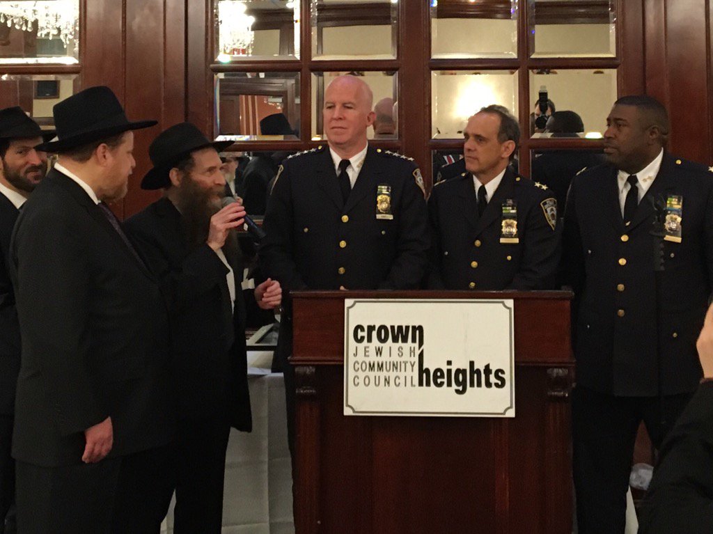 Great morning in Crown Heights honoring NYPD brass at JCC brunch. Enjoyed catching up w. <a href="/cmlauriecumbo/">cmlauriecumbo</a> <a href="/errollouis/">Errol Louis (@errollouis.bsky.social)</a>