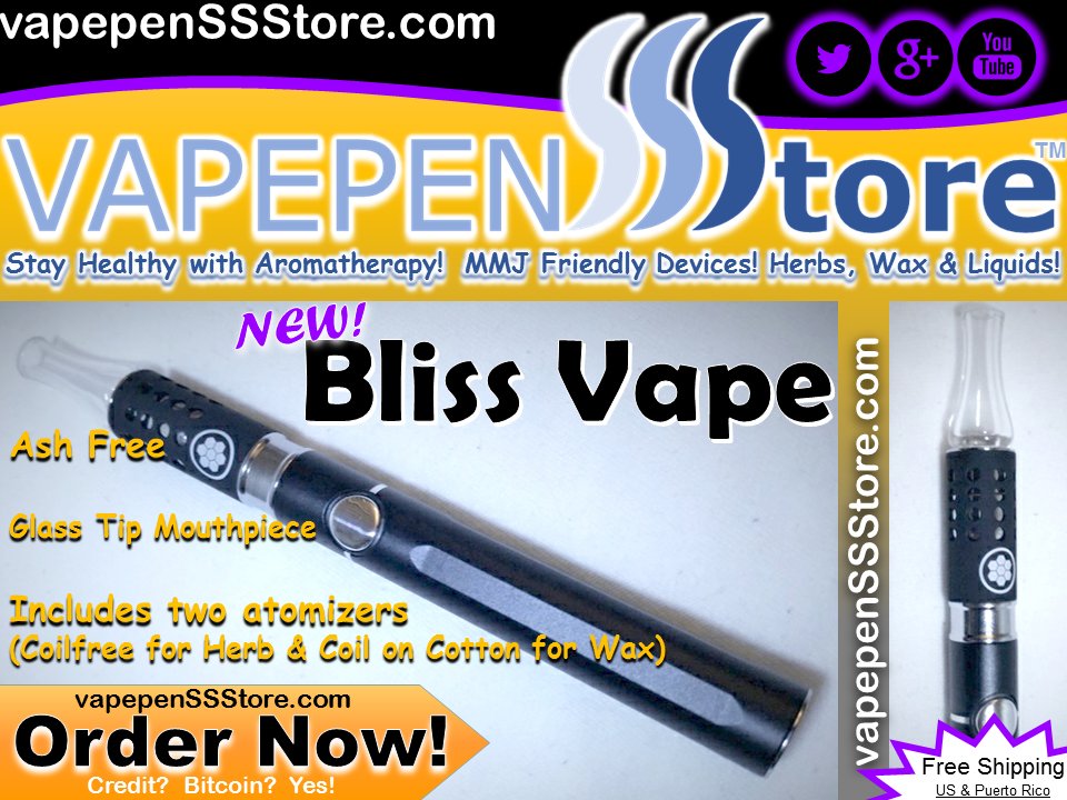BlissVape Pen  | #Migraines? Stay healthy: #Hempstead #Bronx; #NewYork | Pay with #Dogecoin | #VapeFam #Dab #Lab
