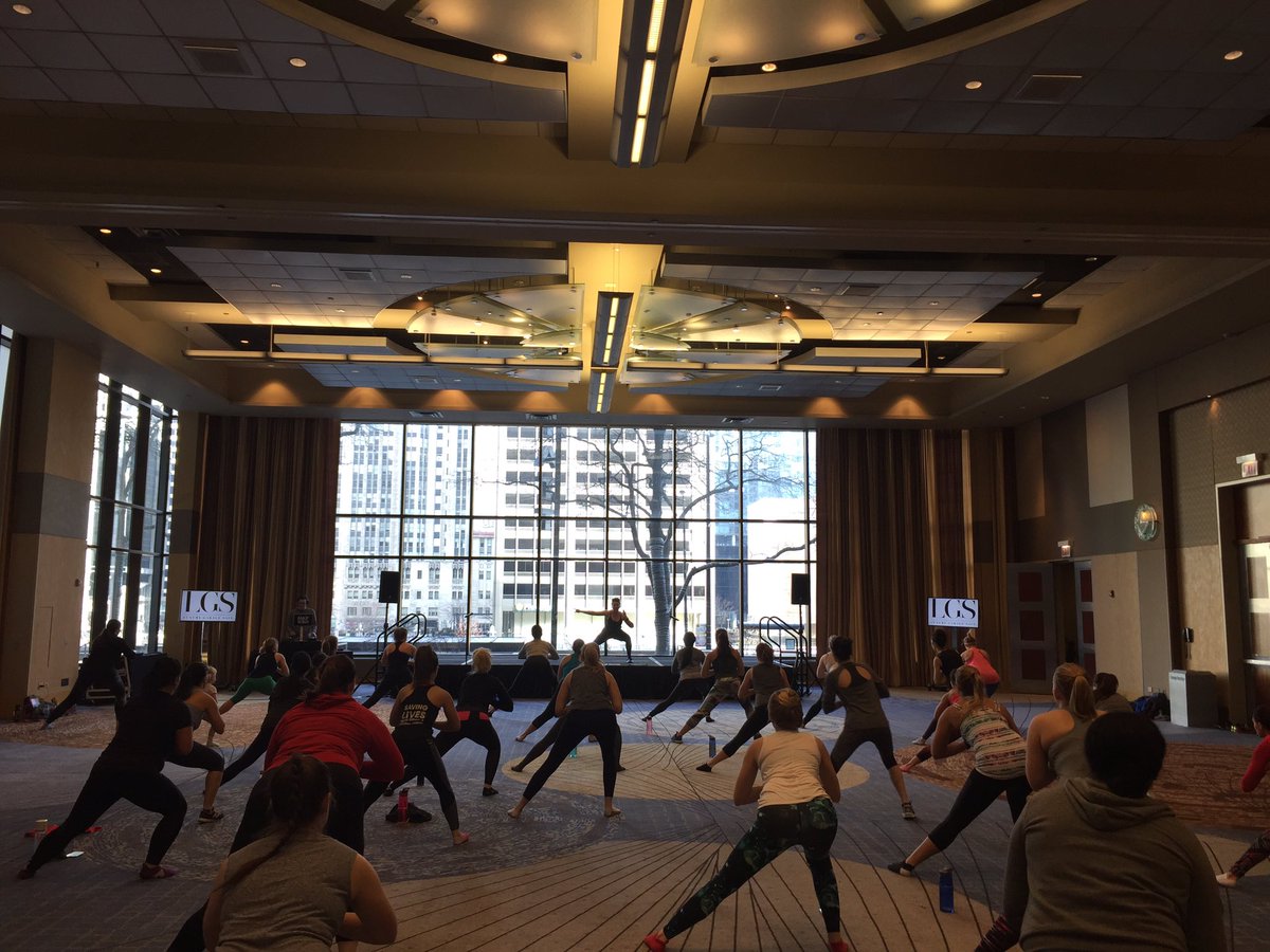 wagstaffchicago's tweet photo. That's how you Spring It On! #hyattbarrecode https://t.co/pNqRyT7zia