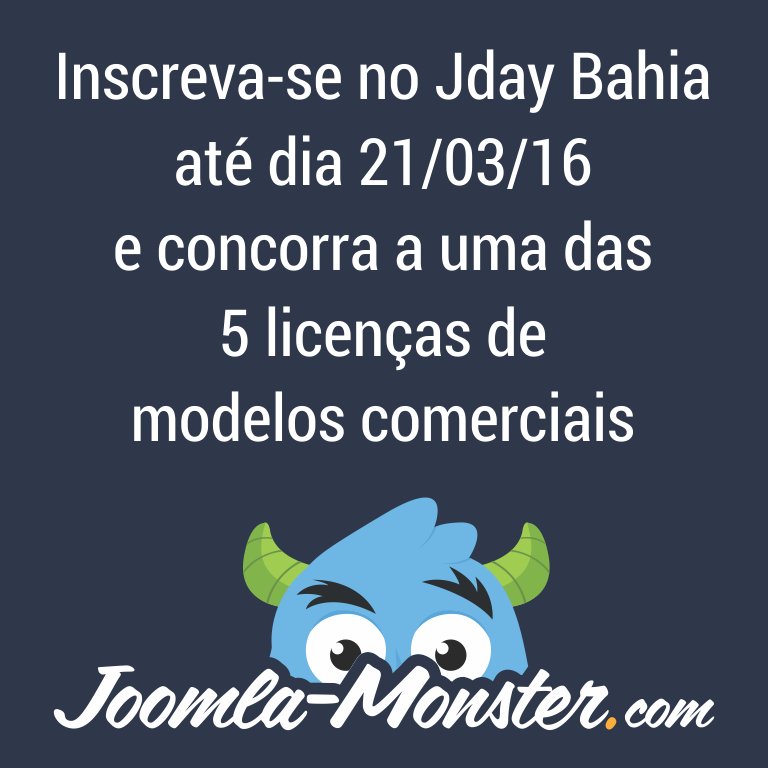 Joomla Day Bahia tweet media