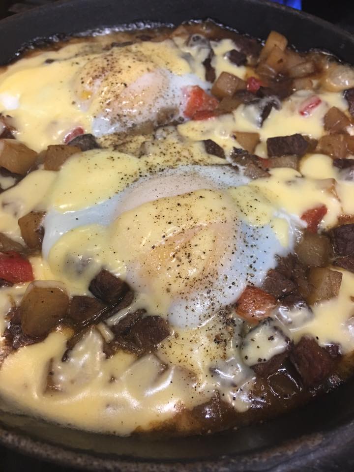 downtowndiane's tweet image. One of My Faves! #BeefHash topped with #Egg and House Cheese Sauce #Brunch @NickelTaphouse #MtWashington