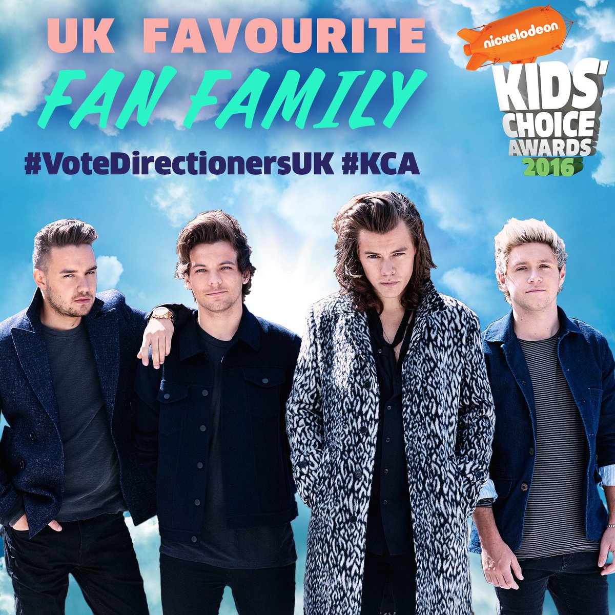 If the @onedirection boys are your faves then use both hashtags #VoteDirectionersUK and #KCA... Happy Voting!!!