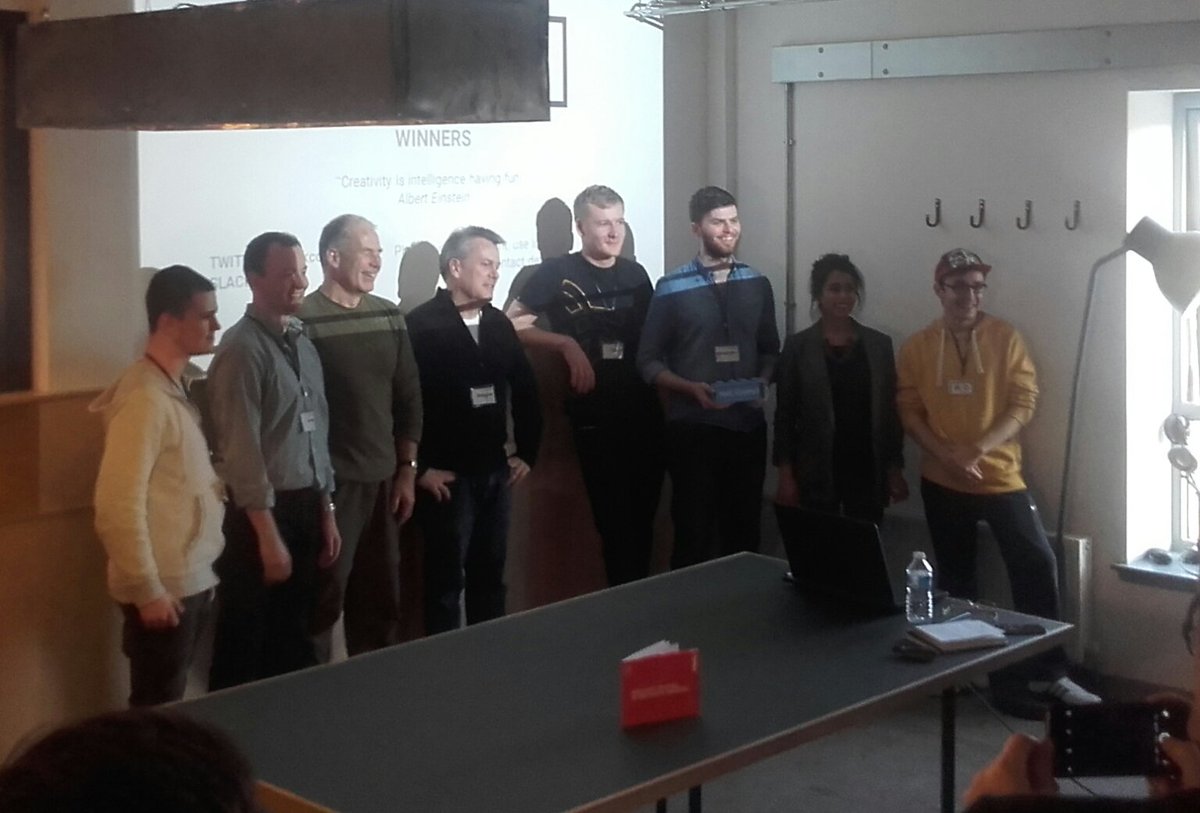 SeanMElliott's tweet photo. Congratulations to #Geniloci! #hackconstruct https://t.co/XjxDSZt1Nf