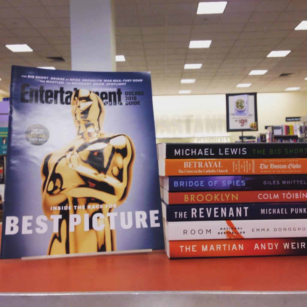 It's Oscar Night-read the books that inspired the best picture nominees! #oscars #bestpicture #bnbookbuzz