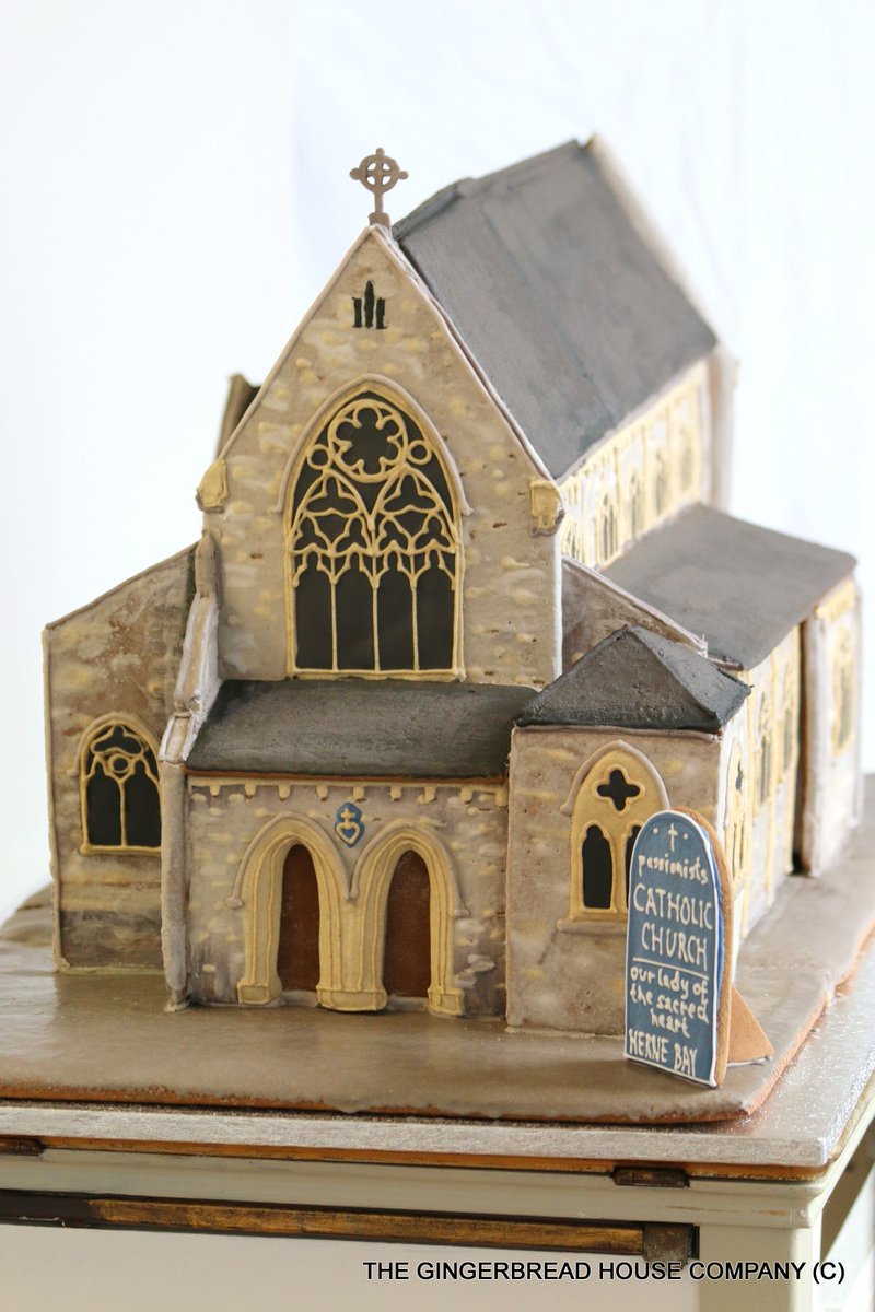 SayItWithGinger's tweet photo. #HerneBay church in gingerbread https://t.co/Rnl9O4a3pa