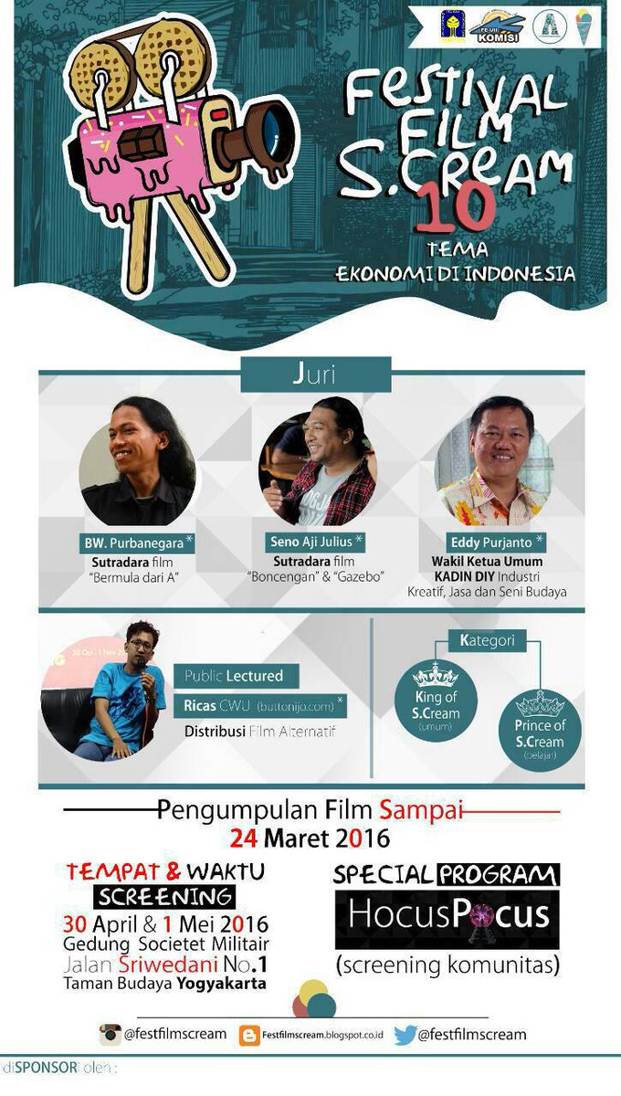 FirmanFadli012's tweet photo. Belajar soal dunia film, disini tempatnya, bakal ada screening serta diskusi santai soal dunia film, buruan gabung.. https://t.co/QCLIHjUZVR