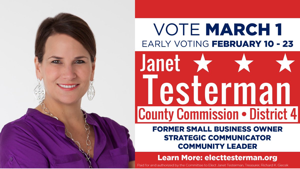 Tuesday is the day in #KnoxCo #FourthDist Commission <a href="/ElectTesterman/">Janet Testerman</a> #CommunityLeader She will NOT embarrass you