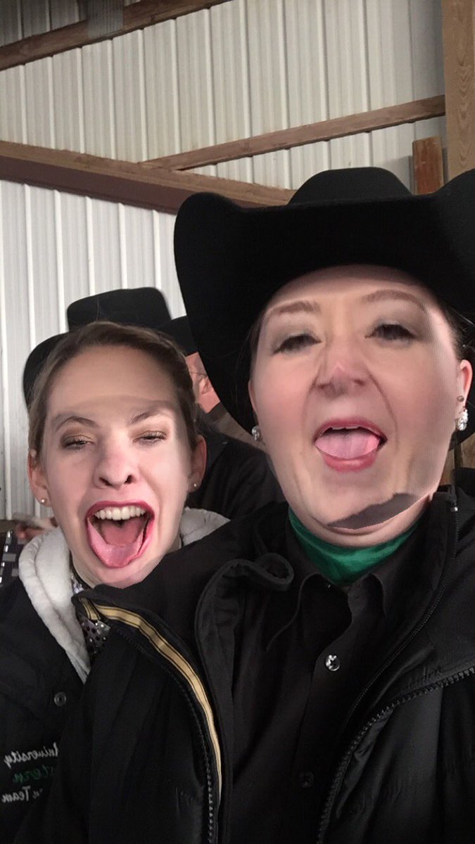 OhioUwestern's tweet photo. Sophie sucks @ showing so she wanted to be Katie https://t.co/jwSq64rJds
