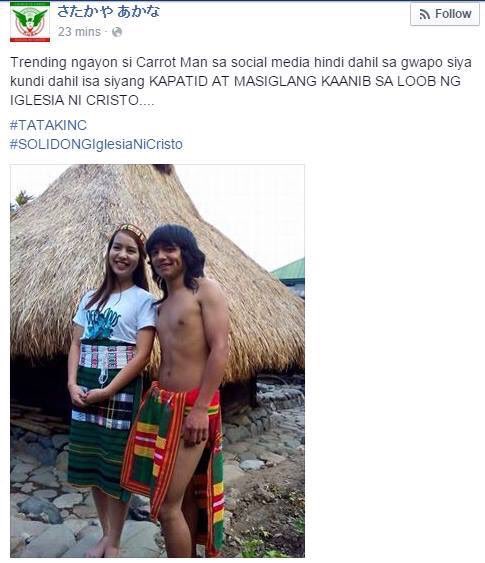 tukle007's tweet photo. #ABSCBNZERORATINGS totoo ba ito? Si carrot man ay kapatid? Hahaha! Zero na ratings ng abscbn! @jeff_roxy https://t.co/jIutswzLyi