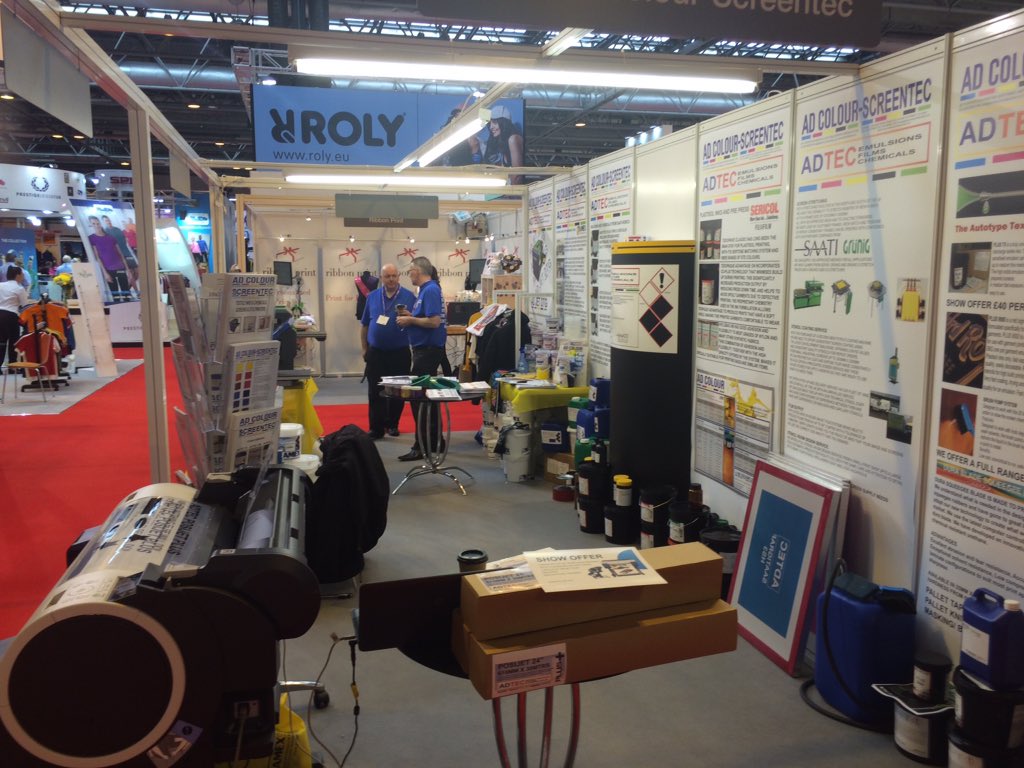 adcolourinks's tweet photo. 1st day of @PrintwearP https://t.co/pILrlFS9Am