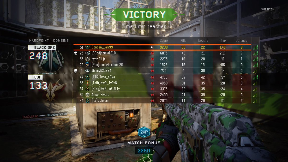 I really don't think that skillbased matchmaking is a thing in BO3
