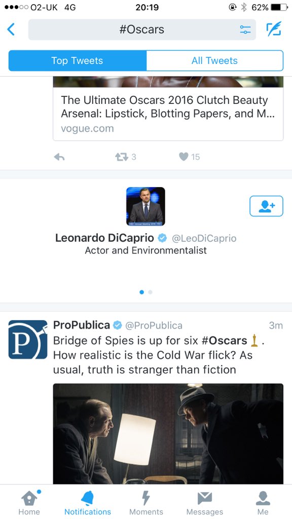 No way is <a href="/LeoDiCaprio/">Leonardo DiCaprio</a> the top search under #Oscars 😂 I hope tonight is the night 😂