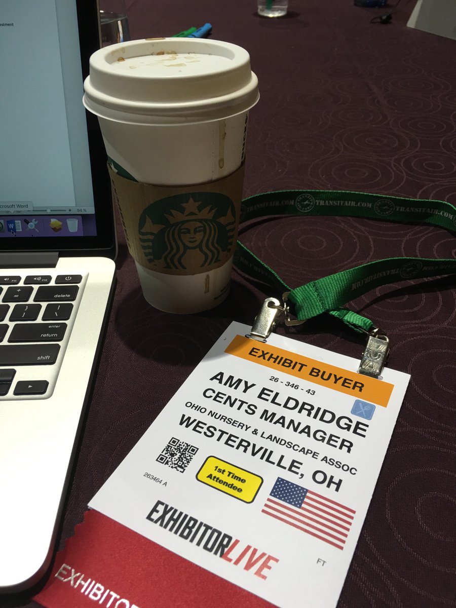amymeldridge's tweet photo. So happy to be here to get fresh new ideas!  #EXHIBITORLIVE https://t.co/iMHRYHkuSL