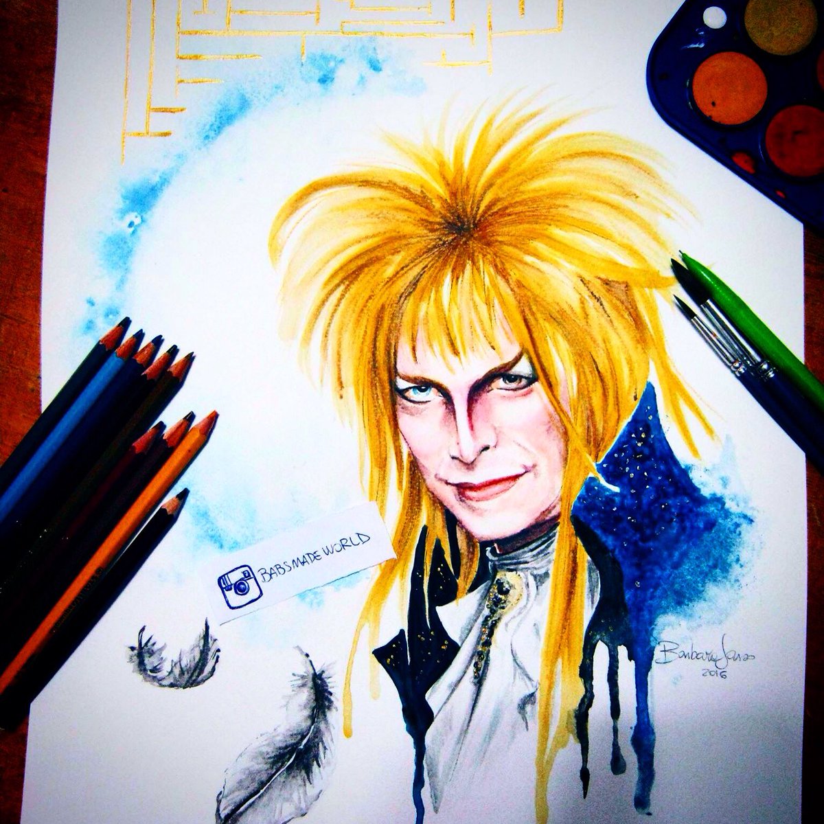 "I move the stars for no one" Jareth the Goblin King ❤️❤️❤️ #DavidBowie #thelabyrinth #fanart