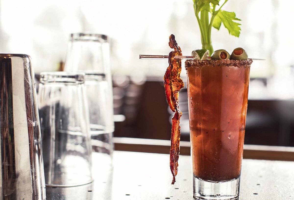 Would you like a Bloody Mary with your bacon? #baconisalwaystheanswer