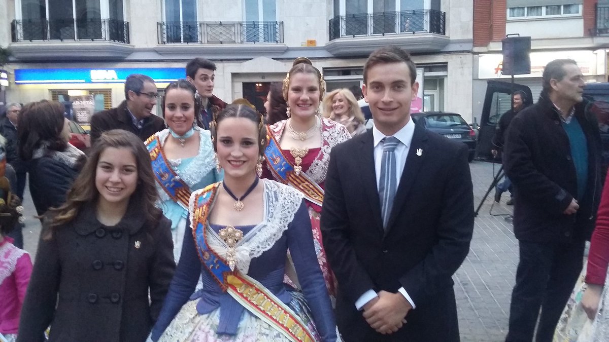 La crida en Burriana. Falla club Ortega. Empiezan las fallas.