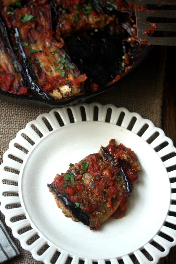 hungryveganyo's tweet photo. #vegan Turkish eggplant casserole by @PhoebeLapine - Find the recipe here: https://t.co/oiORzE4f43 #vegetarian https://t.co/I7kFo2tMED